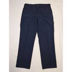 WorkriteFR 2112 Pants Mens 40x35 Blue Nomex Flame Resistant Chino Workwear CAT1